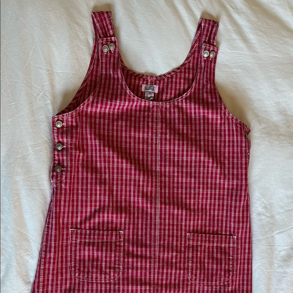 Sostanza 90s Vintage Jumper Dress XL | Color: Red | Size: XL